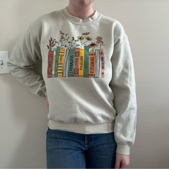 Gildan Sweaters - Taylor Swift Albums Chapter Book Eras Sweatshirt Swifties